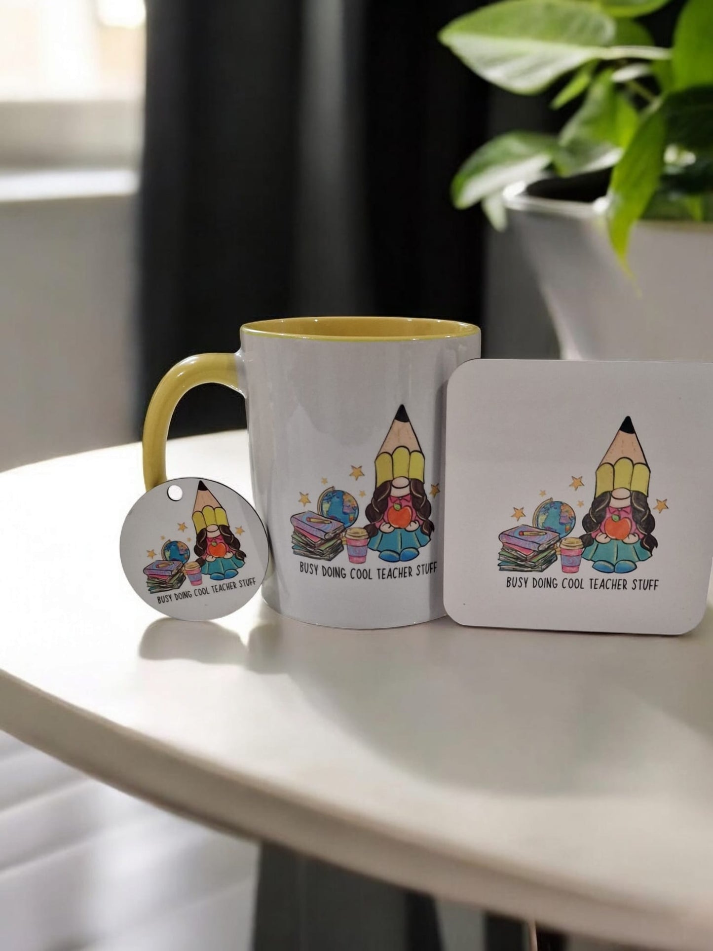Mug, Coaster & Keyring